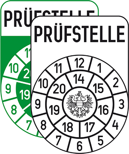 Begutachtungsplakette nach §57a KFG
